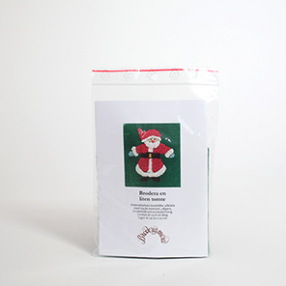 Embroider a small santa