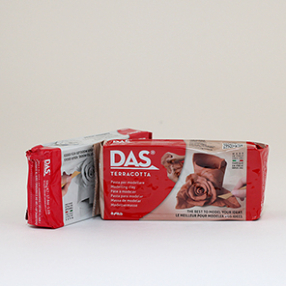 Self-drying clay from DAS