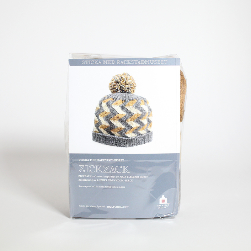 Sticka med Rackstadmuseet: ZickZack, mössa