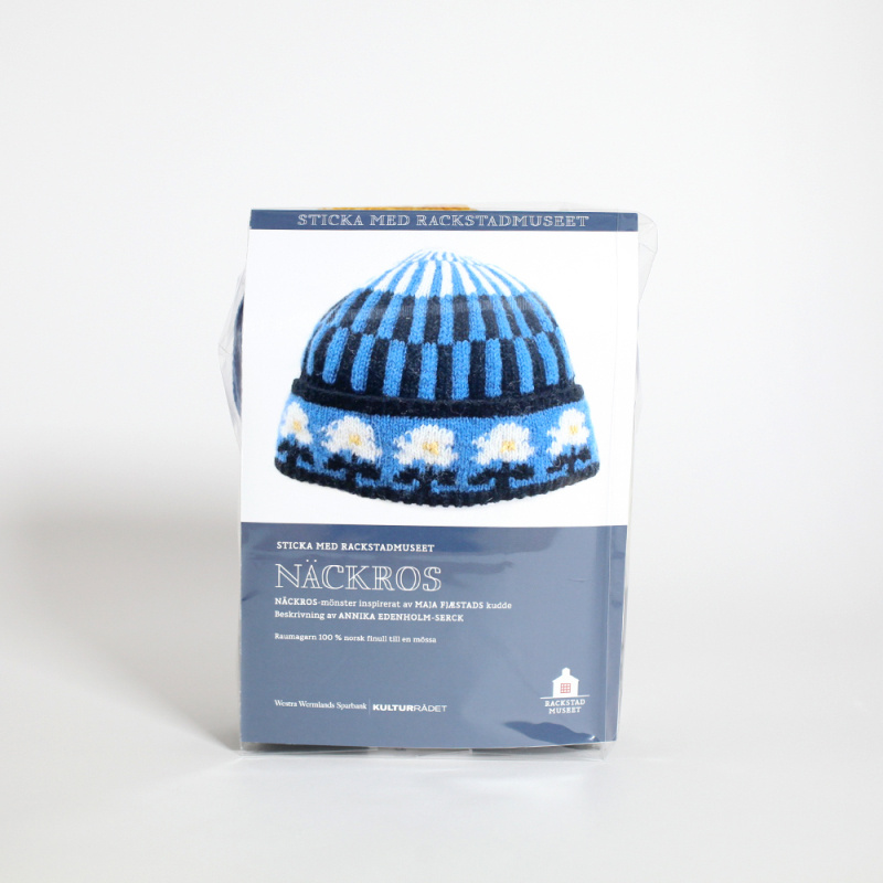 Sticka med Rackstadmuseet: Näckros,  Mössa 