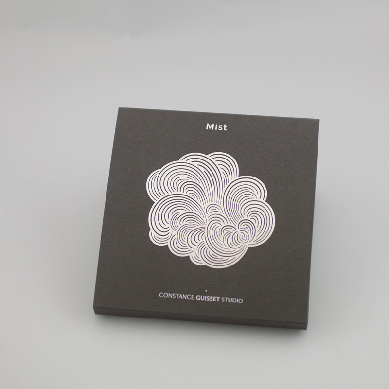 MIST broosh L, matt silver