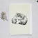 Katt och Kanin, dubbelt kort med kuvert