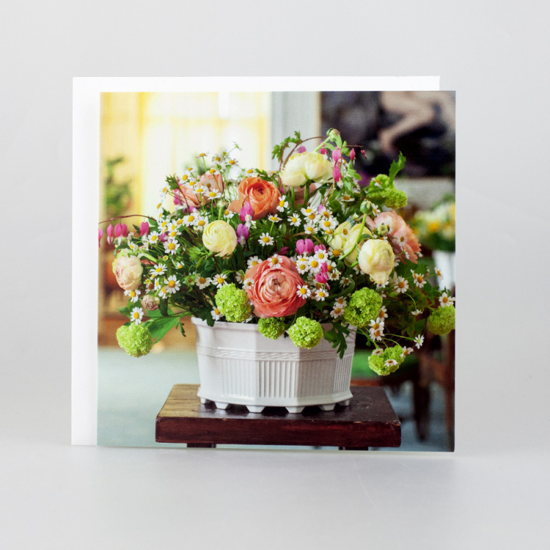 Card with Envelope, Summer Flowers