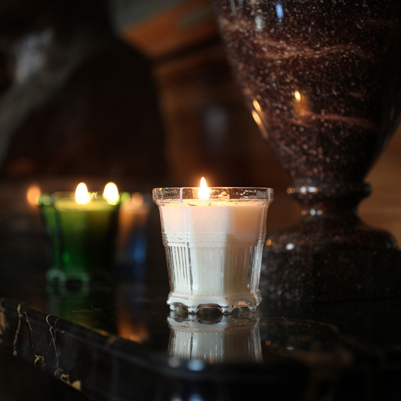 Scented Candle, Biblioteket, in WALDEMARSUDDEKRUKAN® Mini Glass (Chrystal Glass))