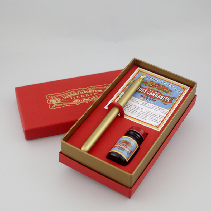 Kalligrafiset Rouge Caroubier, Herbin Paris